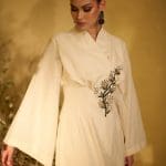 Silver Striped Kimono