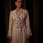 White Crossover Kaftan