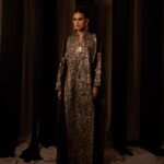 Black Embroidered Kaftan