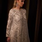 White Sheer Overlap Kaftan
