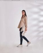 Peplum Beige Shirt - Image 3