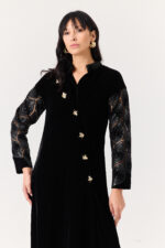Diagonal Buttons Kaftan - Image 2