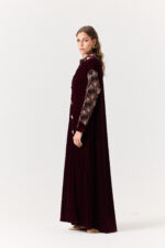 Diagonal Buttons Kaftan - Image 3