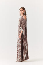 Crystal Twirl Kaftan  Embroidery & Sequence Sides - Image 2