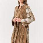 Embroidered Velvet Two Piece Set