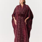 Gold Strudded Stulle and Velvet Kaftan