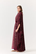Gold Strudded Stulle and Velvet Kaftan - Image 2