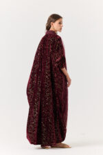 Gold Strudded Stulle and Velvet Kaftan - Image 3