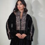 Velvet casual kaftan