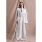 Gray casual linen kaftan