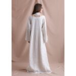 Gray casual linen kaftan - Image 4