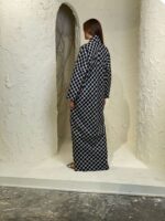 Checkered pocket kaftan - Image 2