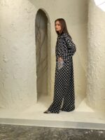 Checkered pocket kaftan - Image 3