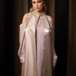 Long Satin Kaftan